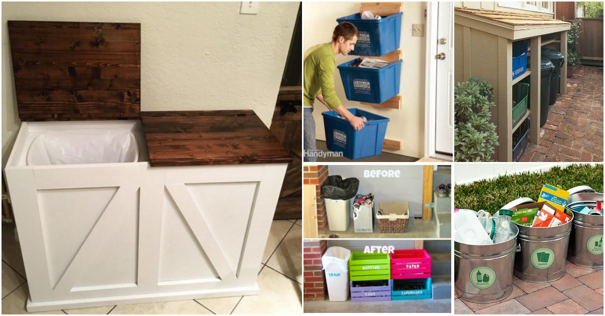 People recycling cabinets