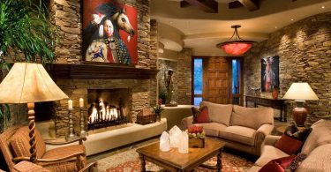 Western-Chic Interior design example